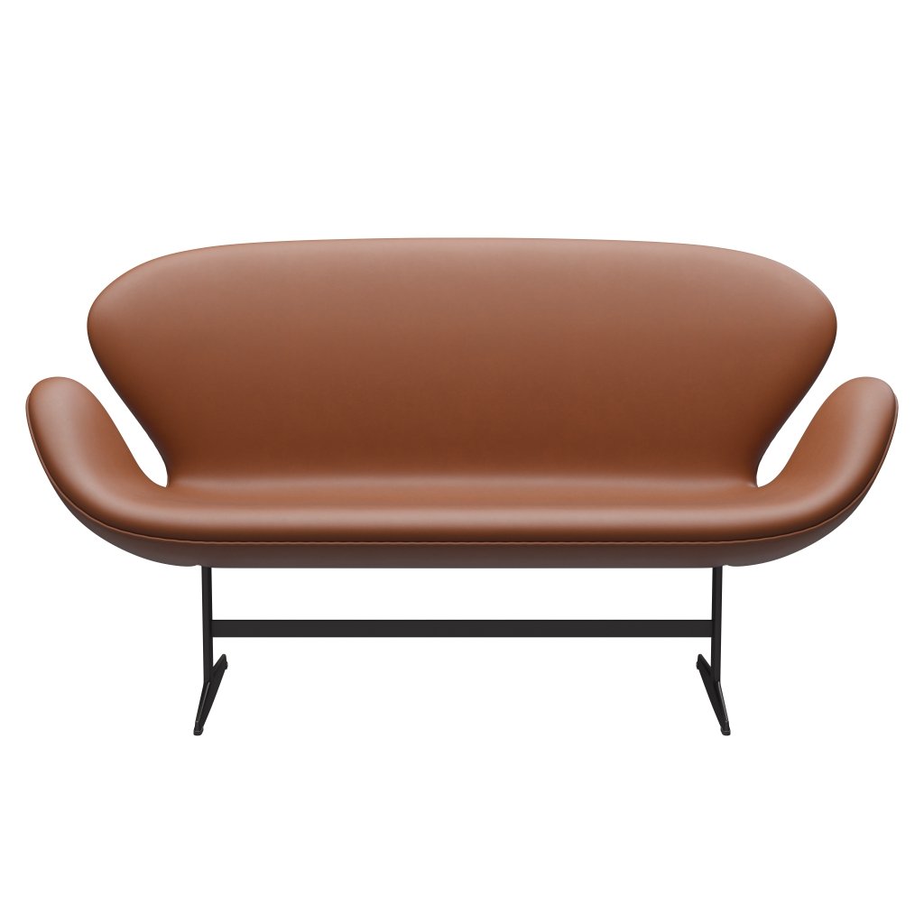[product_category]-Fritz Hansen Swan Sofa 2 Seater, Warm Graphite/Essential Walnut-Fritz Hansen-3321-STWALT-WGBASE-FRI-1