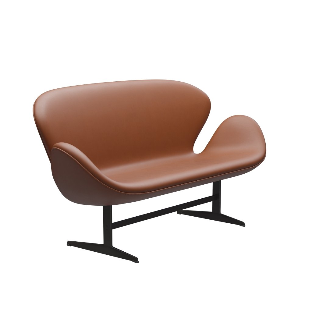 [product_category]-Fritz Hansen Swan Sofa 2 Seater, Warm Graphite/Essential Walnut-Fritz Hansen-3321-STWALT-WGBASE-FRI-2