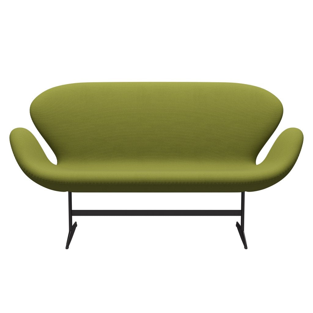 [product_category]-Fritz Hansen Swan Sofa 2 Seater, Warm Graphite/Steelcut Light Military Green-Fritz Hansen-3321-STI950-WGBASE-FRI-1