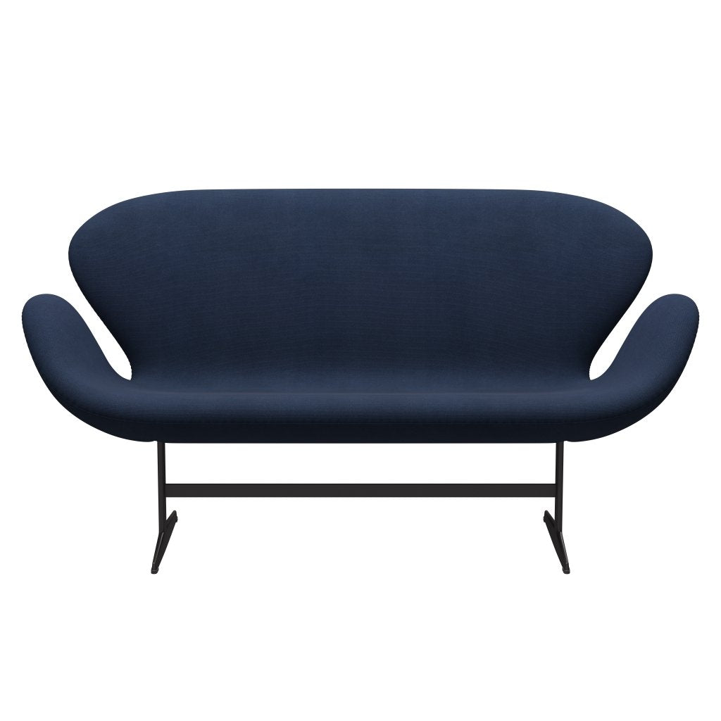 [product_category]-Fritz Hansen Swan Sofa 2 Seater, Warm Graphite/Steelcut Royal Blue-Fritz Hansen-3321-STI760-WGBASE-FRI-1