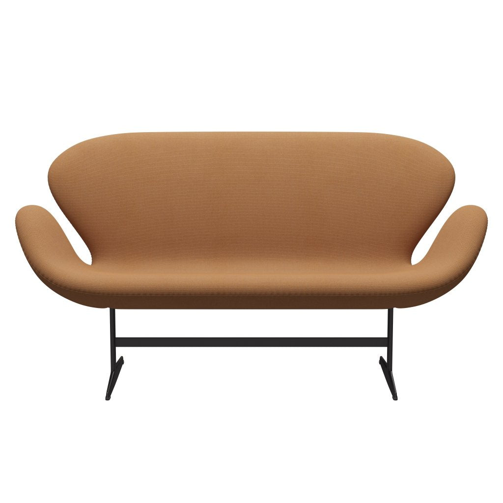 [product_category]-Fritz Hansen Swan Sofa 2 Seater, Warm Graphite/Steelcut Trio Camel-Fritz Hansen-3321-STR436-WGBASE-FRI-1