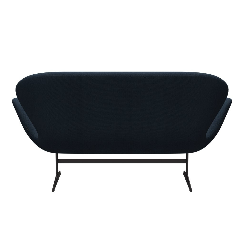 [product_category]-Fritz Hansen Swan Sofa 2 Seater, Warm Graphite/Steelcut Trio Dark Dust Blue-Fritz Hansen-3321-STR796-WGBASE-FRI-4