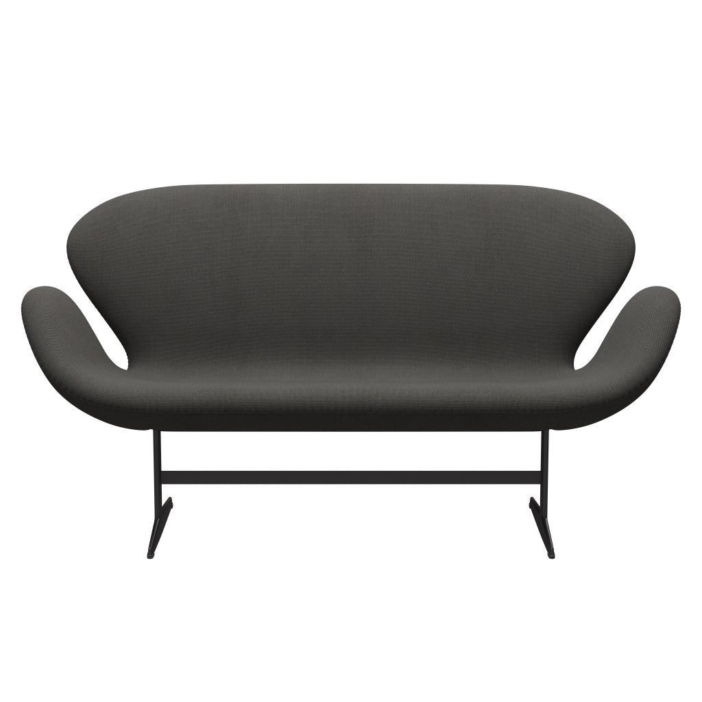 [product_category]-Fritz Hansen Swan Sofa 2 Seater, Warm Graphite/Steelcut Trio Dark Grey-Fritz Hansen-3321-STR176-WGBASE-FRI-1