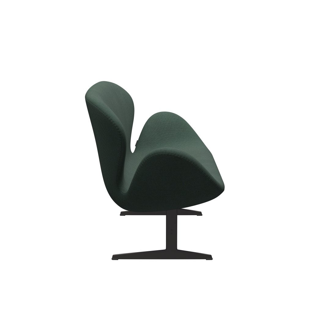 [product_category]-Fritz Hansen Swan Sofa 2 Seater, Warm Graphite/Steelcut Trio Dusty Green-Fritz Hansen-3321-STR966-WGBASE-FRI-3