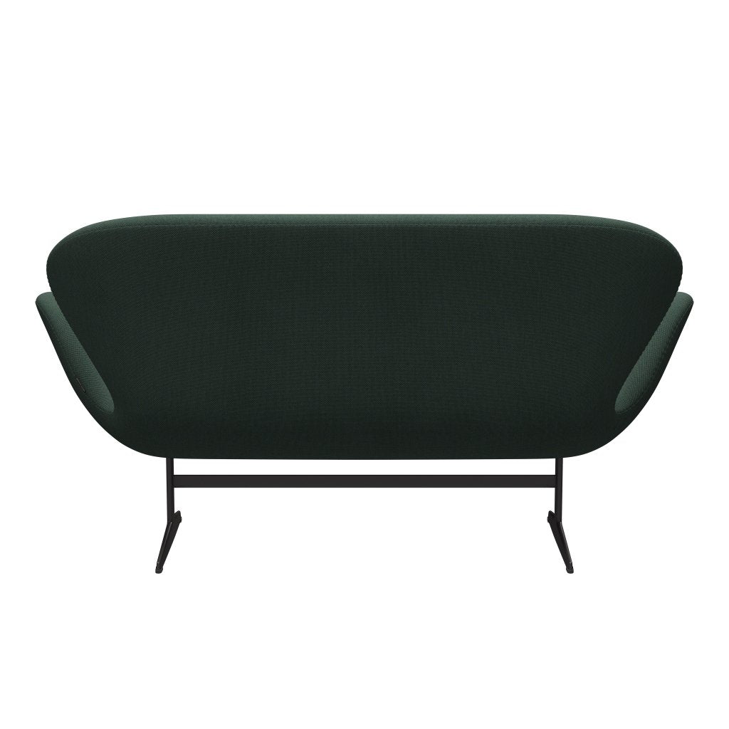 [product_category]-Fritz Hansen Swan Sofa 2 Seater, Warm Graphite/Steelcut Trio Dusty Green-Fritz Hansen-3321-STR966-WGBASE-FRI-4