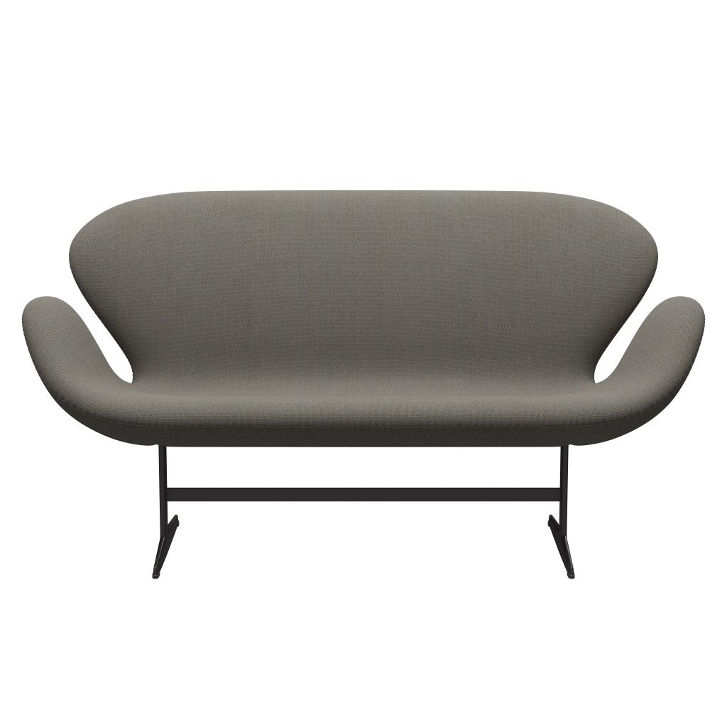 [product_category]-Fritz Hansen Swan Sofa 2 Seater, Warm Graphite/Steelcut Trio Light Brown-Fritz Hansen-3321-STR253-WGBASE-FRI-1