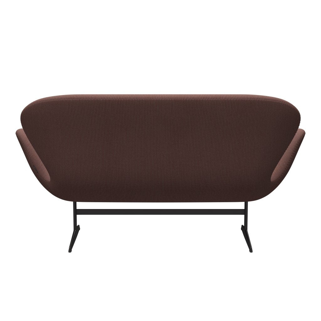 [product_category]-Fritz Hansen Swan Sofa 2 Seater, Warm Graphite/Steelcut Trio Light Brown & Red/Green-Fritz Hansen-3321-STR645-WGBASE-FRI-4