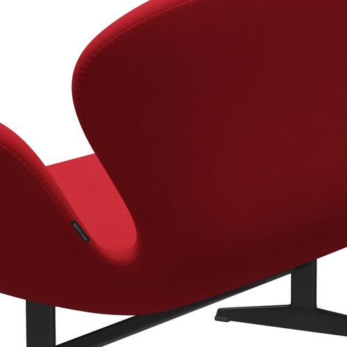 [product_category]-Fritz Hansen Swan Sofa 2 Seater, Warm Graphite/Steelcut Trio Light Red-Fritz Hansen-3321-STR666-WGBASE-FRI-5