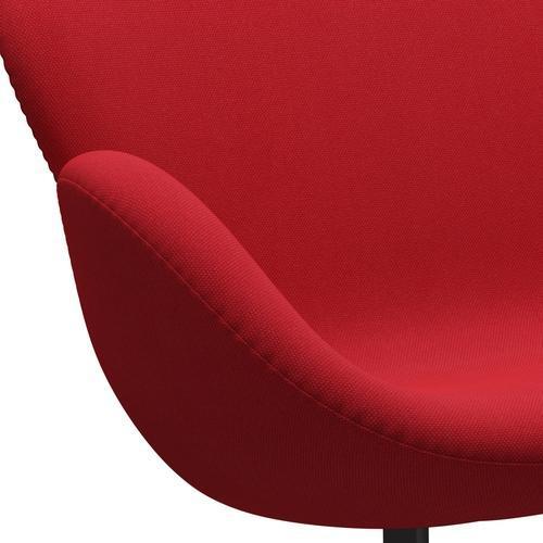 [product_category]-Fritz Hansen Swan Sofa 2 Seater, Warm Graphite/Steelcut Trio Light Red-Fritz Hansen-3321-STR666-WGBASE-FRI-7