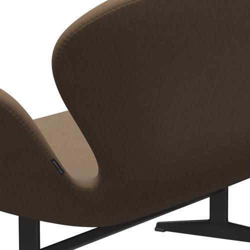 [product_category]-Fritz Hansen Swan Sofa 2 Seater, Warm Graphite/Steelcut Trio Military Green-Fritz Hansen-3321-STR476-WGBASE-FRI-5
