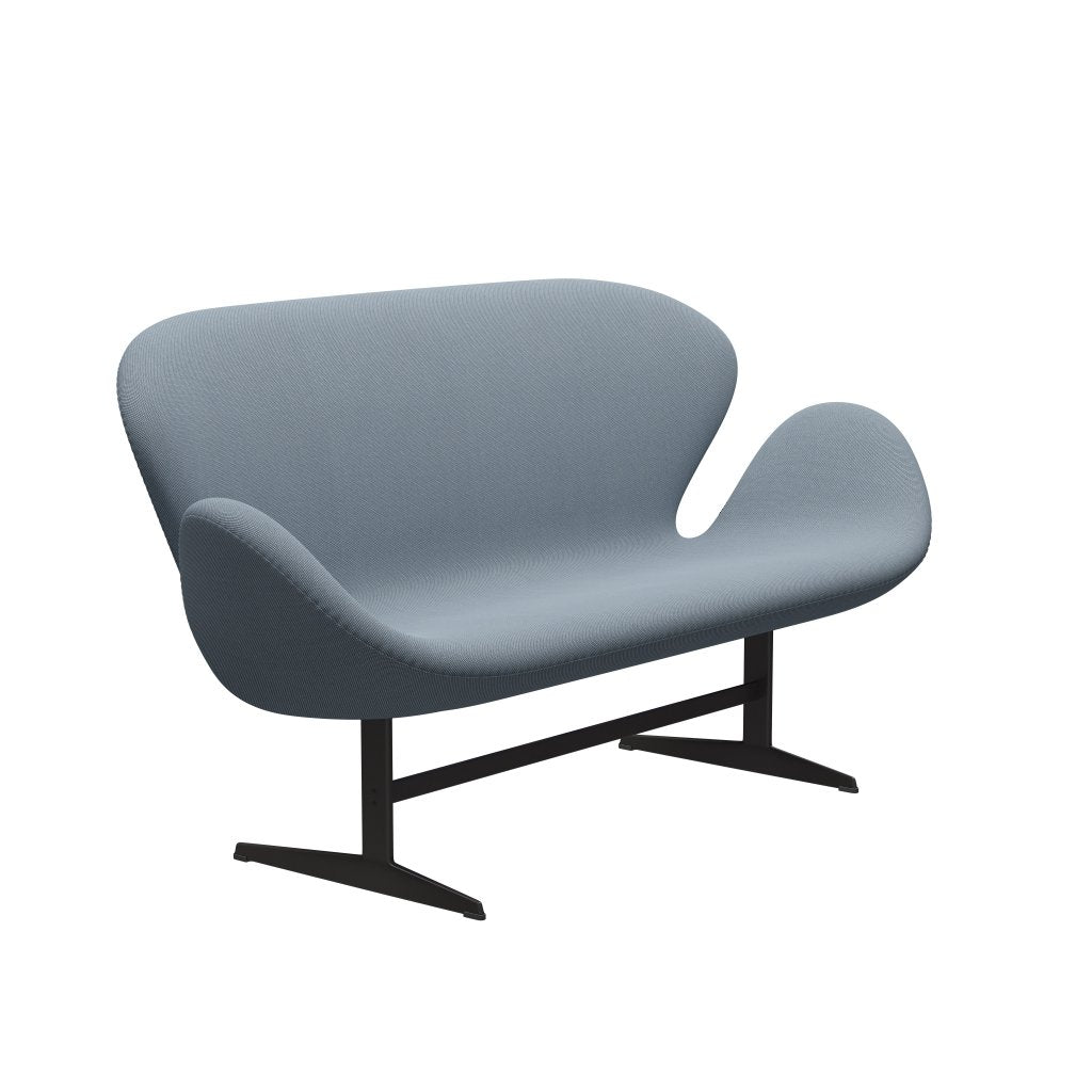 [product_category]-Fritz Hansen Swan Sofa 2 Seater, Warm Graphite/Steelcut Trio Pastel Blue-Fritz Hansen-3321-STR713-WGBASE-FRI-2