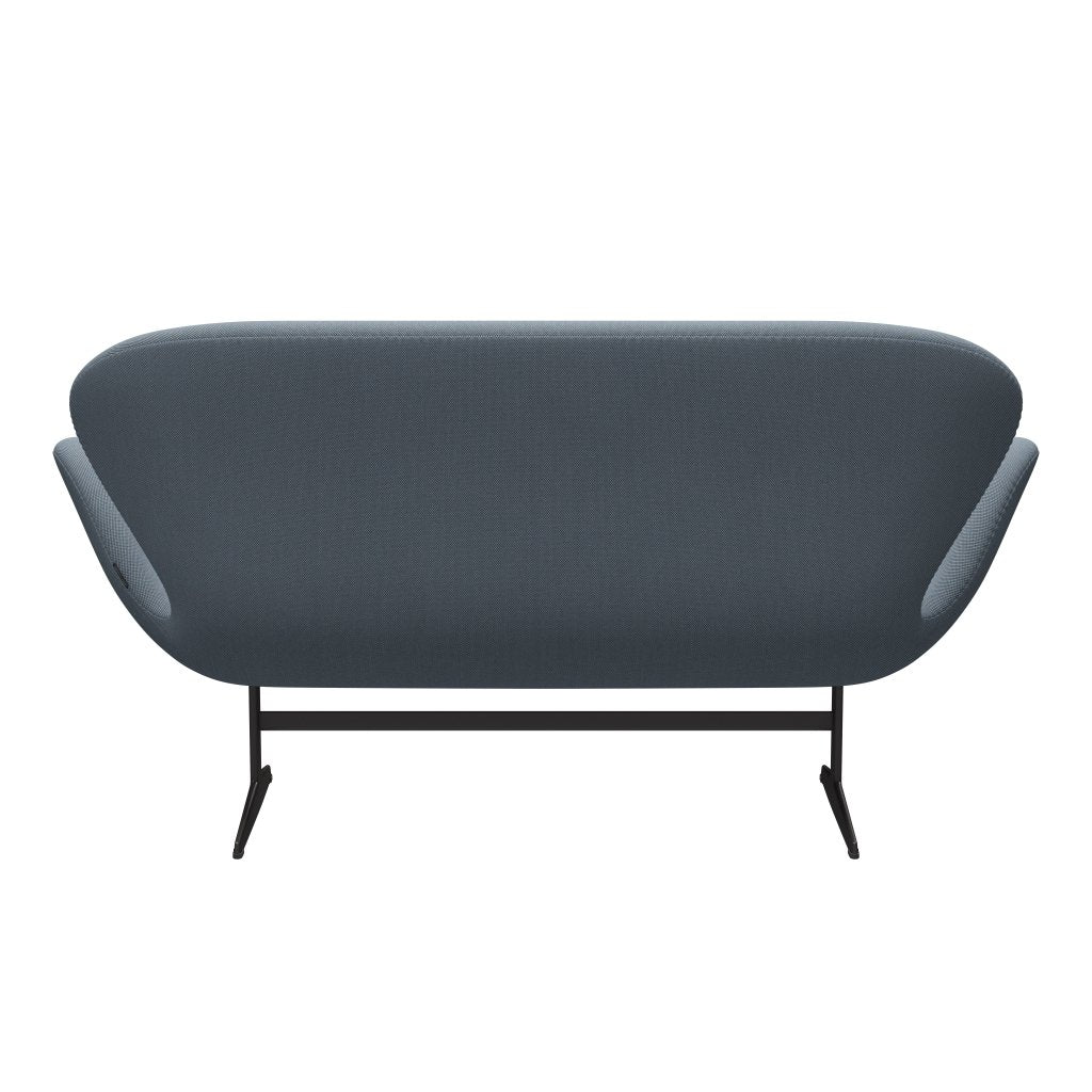 [product_category]-Fritz Hansen Swan Sofa 2 Seater, Warm Graphite/Steelcut Trio Pastel Blue-Fritz Hansen-3321-STR713-WGBASE-FRI-4