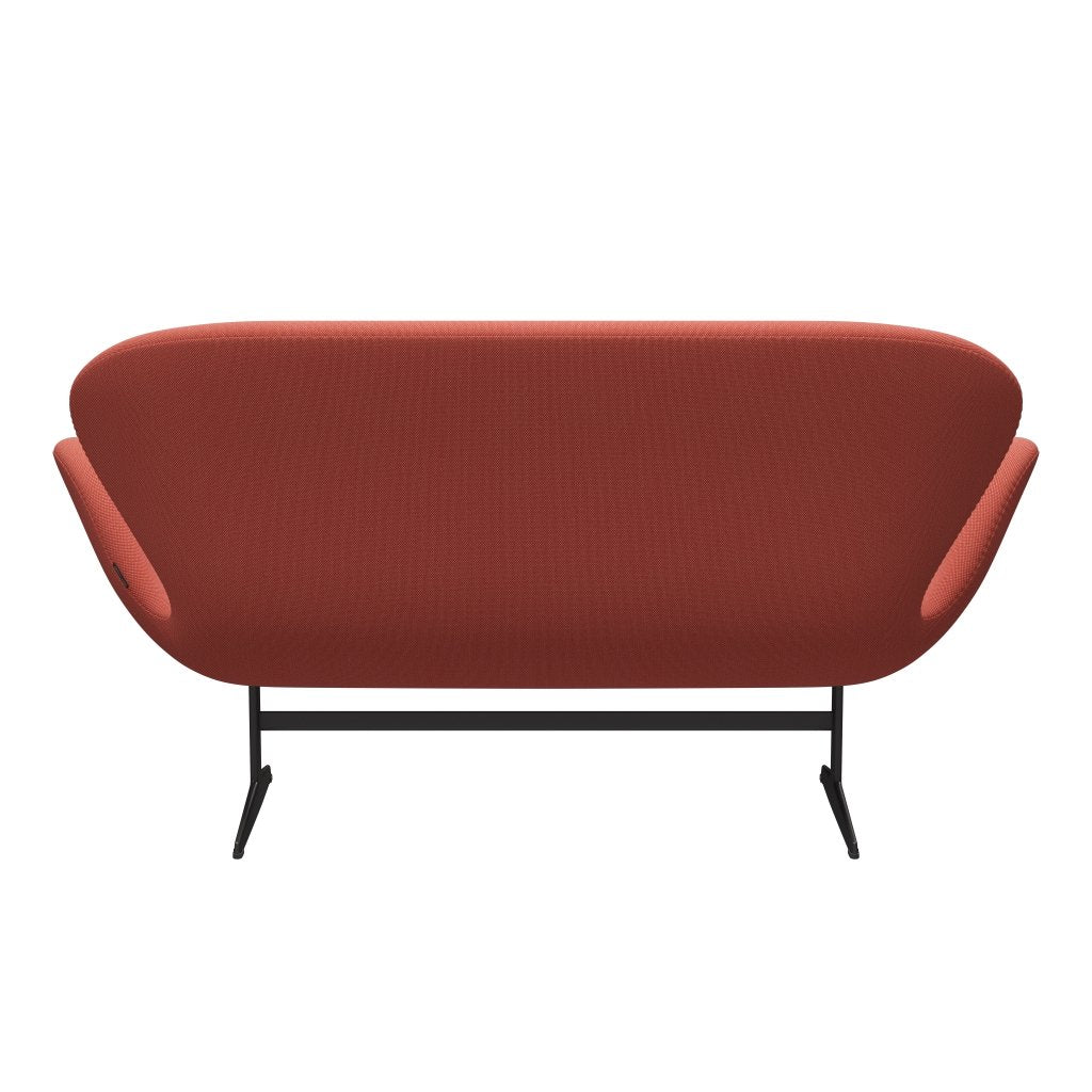 [product_category]-Fritz Hansen Swan Sofa 2 Seater, Warm Graphite/Steelcut Trio Pink/Orange-Fritz Hansen-3321-STR526-WGBASE-FRI-4