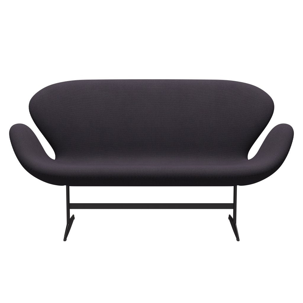[product_category]-Fritz Hansen Swan Sofa 2 Seater, Warm Graphite/Steelcut Trio Warm Dark Blue-Fritz Hansen-3321-STR776-WGBASE-FRI-1