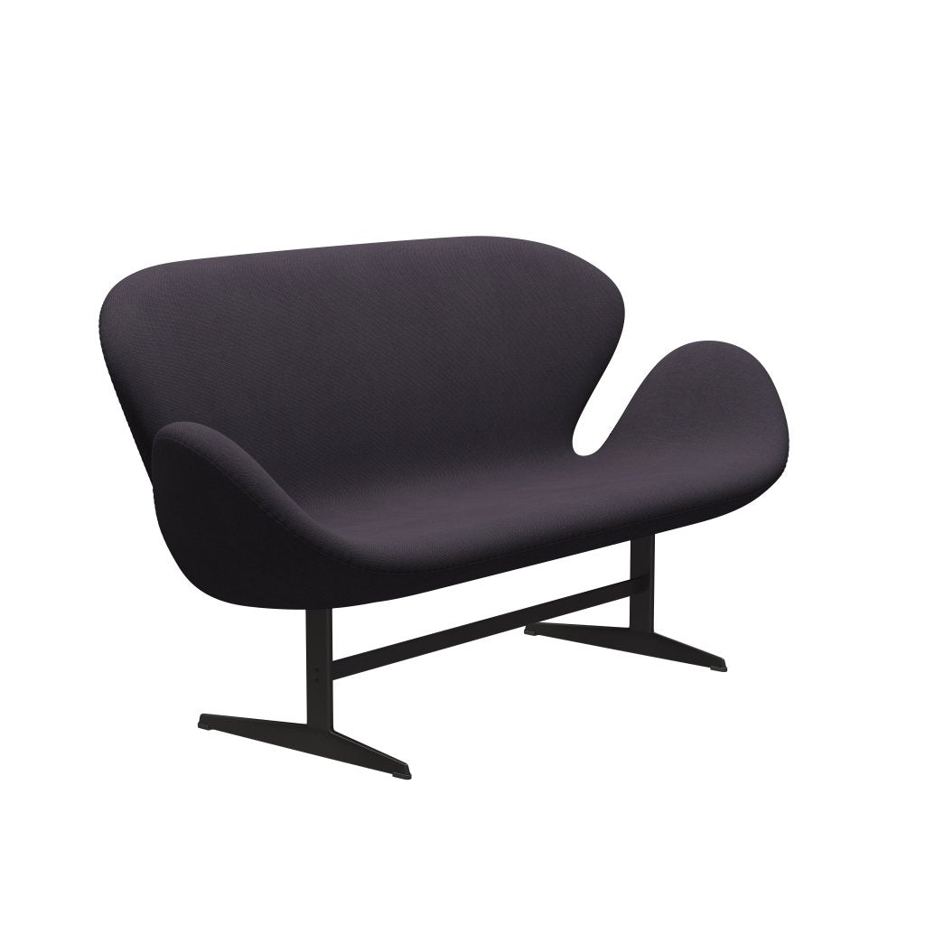 [product_category]-Fritz Hansen Swan Sofa 2 Seater, Warm Graphite/Steelcut Trio Warm Dark Blue-Fritz Hansen-3321-STR776-WGBASE-FRI-2