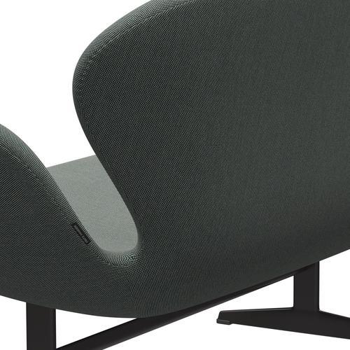 [product_category]-Fritz Hansen Swan Sofa 2 Seater, Warm Graphite/Steelcut Trio White/Dark Green-Fritz Hansen-3321-STR916-WGBASE-FRI-5