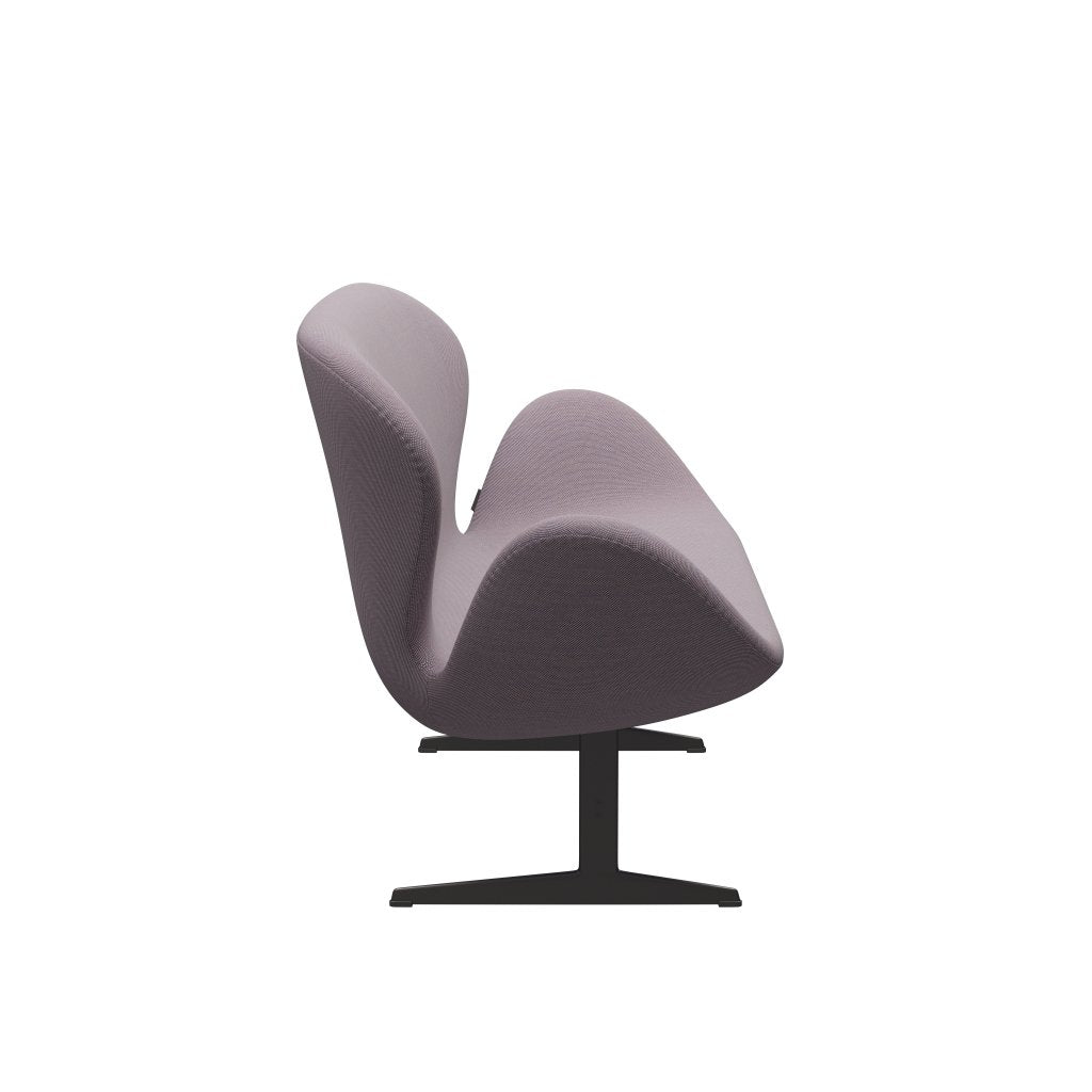 [product_category]-Fritz Hansen Swan Sofa 2 Seater, Warm Graphite/Steelcut Trio White/Violet-Fritz Hansen-3321-STR806-WGBASE-FRI-3