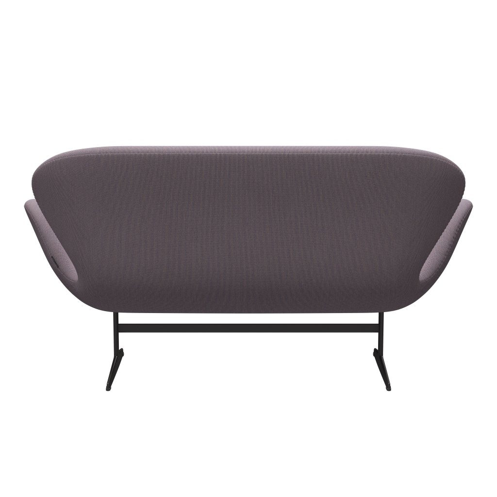 [product_category]-Fritz Hansen Swan Sofa 2 Seater, Warm Graphite/Steelcut Trio White/Violet-Fritz Hansen-3321-STR806-WGBASE-FRI-4