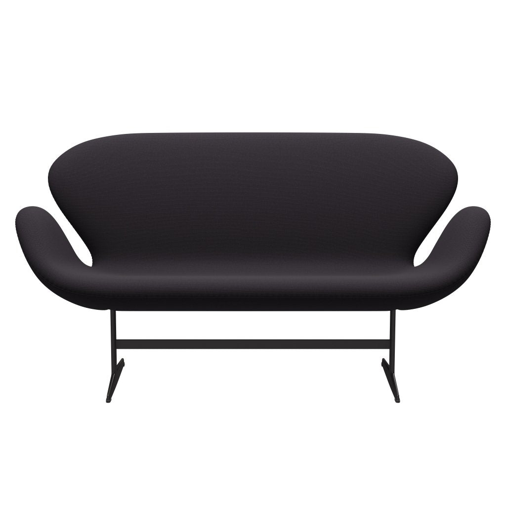 [product_category]-Fritz Hansen Swan Sofa 2 Seater, Warm Graphite/Steelcut Violet Dark-Fritz Hansen-3321-STI685-WGBASE-FRI-1