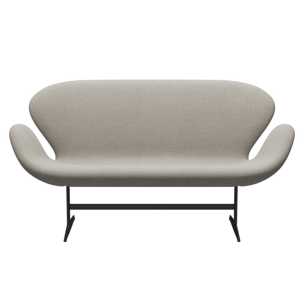 [product_category]-Fritz Hansen Swan Sofa 2 Seater, Warm Graphite/Sunniva Beige-Fritz Hansen-3321-SV717-WGBASE-FRI-1
