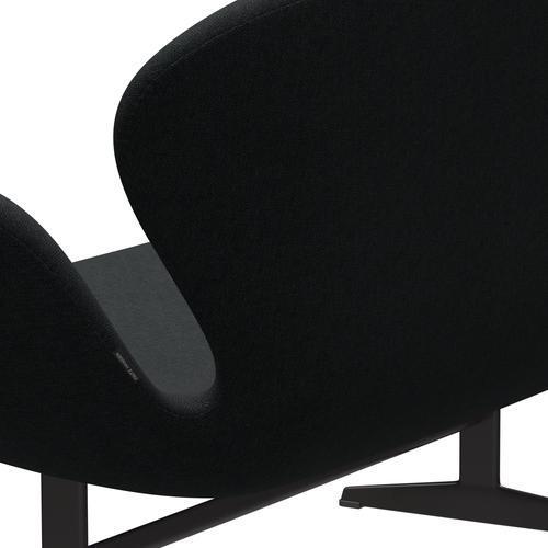 [product_category]-Fritz Hansen Swan Sofa 2 Seater, Warm Graphite/Sunniva Black/Dark Grey-Fritz Hansen-3321-SV183-WGBASE-FRI-5