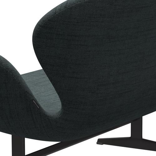 [product_category]-Fritz Hansen Swan Sofa 2 Seater, Warm Graphite/Sunniva Black/Light Blue-Fritz Hansen-3321-SV763-WGBASE-FRI-5