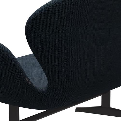 [product_category]-Fritz Hansen Swan Sofa 2 Seater, Warm Graphite/Sunniva Black/Navy-Fritz Hansen-3321-SV783-WGBASE-FRI-5