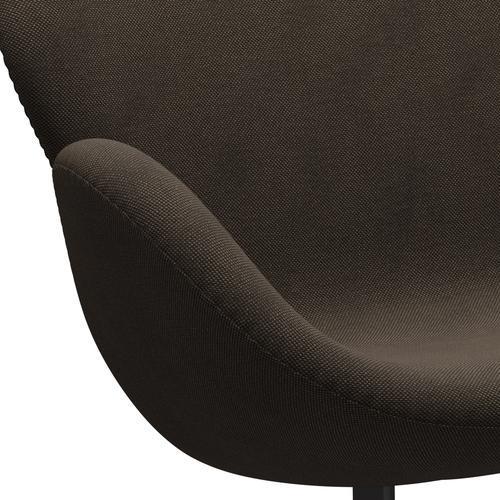 [product_category]-Fritz Hansen Swan Sofa 2 Seater, Warm Graphite/Sunniva Chocolate/Black-Fritz Hansen-3321-SV383-WGBASE-FRI-7