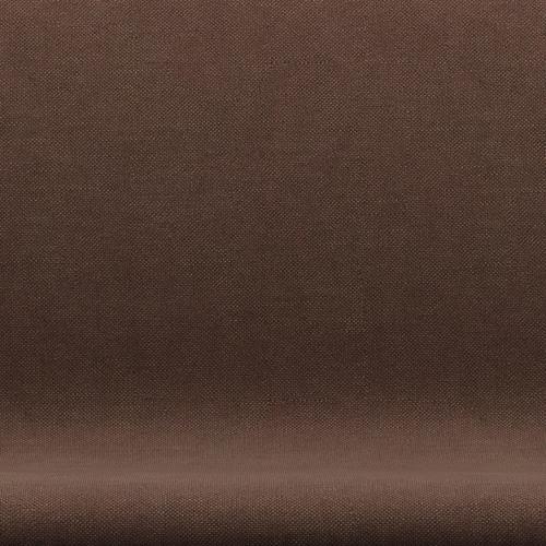 [product_category]-Fritz Hansen Swan Sofa 2 Seater, Warm Graphite/Sunniva Chocolate/Chestnut-Fritz Hansen-3321-SV363-WGBASE-FRI-6