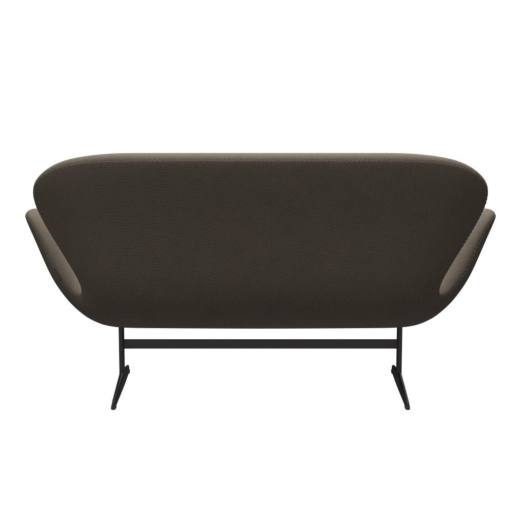 [product_category]-Fritz Hansen Swan Sofa 2 Seater, Warm Graphite/Sunniva Chocolate/Light Grey-Fritz Hansen-3321-SV353-WGBASE-FRI-4