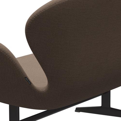 [product_category]-Fritz Hansen Swan Sofa 2 Seater, Warm Graphite/Sunniva Chocolate/Tan-Fritz Hansen-3321-SV253-WGBASE-FRI-5