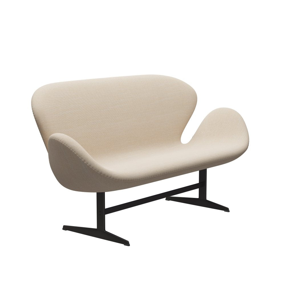 [product_category]-Fritz Hansen Swan Sofa 2 Seater, Warm Graphite/Sunniva Crème/Sand-Fritz Hansen-3321-SV423-WGBASE-FRI-2