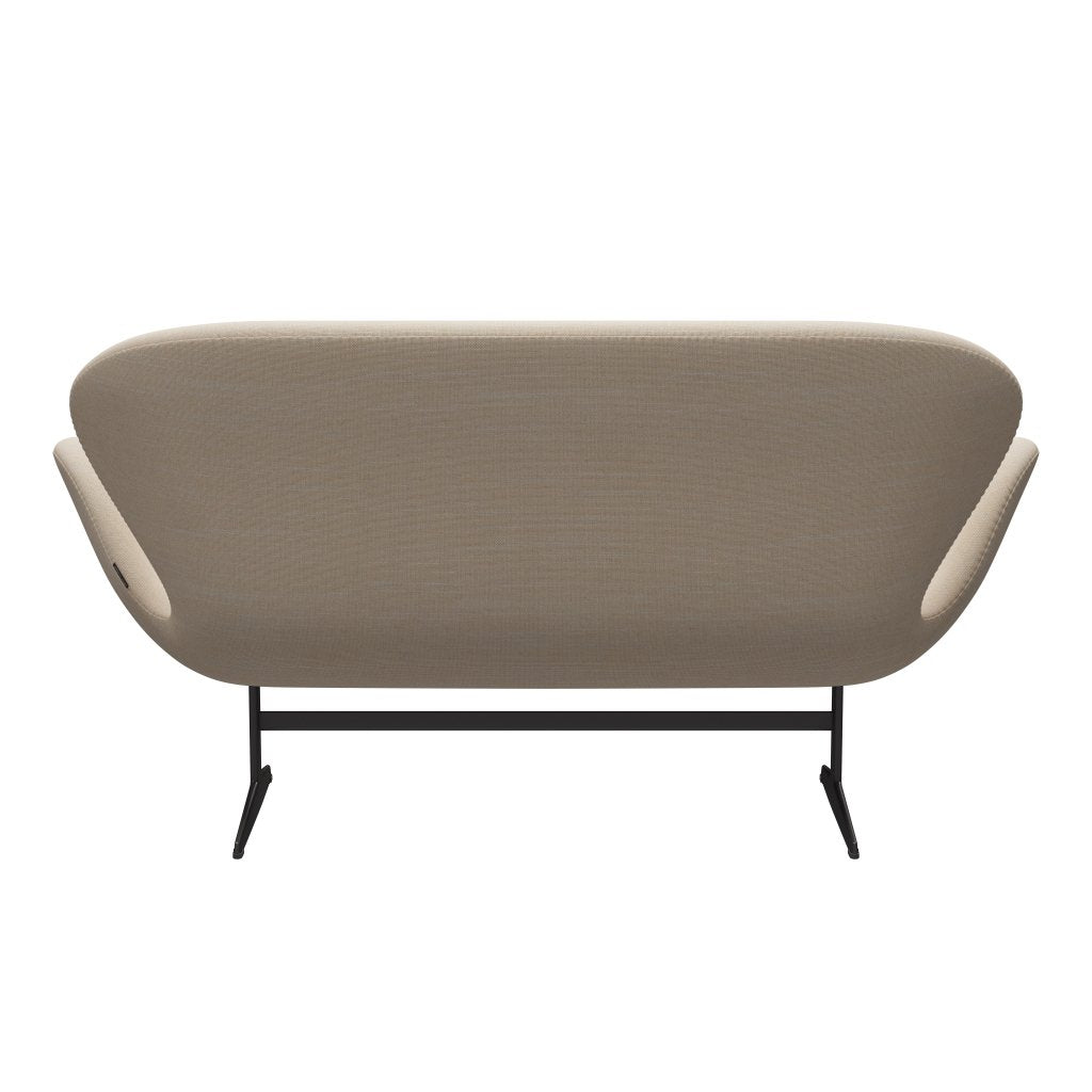 [product_category]-Fritz Hansen Swan Sofa 2 Seater, Warm Graphite/Sunniva Crème/Sand-Fritz Hansen-3321-SV423-WGBASE-FRI-4