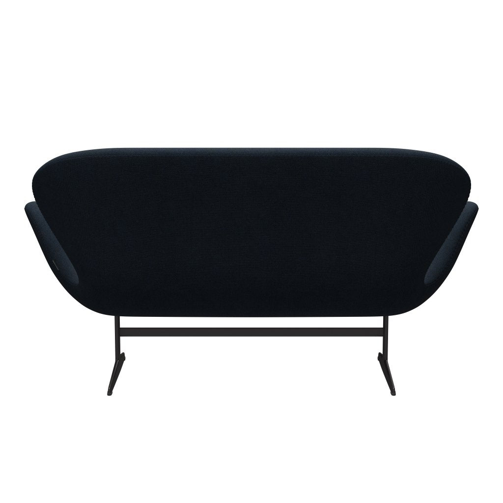 [product_category]-Fritz Hansen Swan Sofa 2 Seater, Warm Graphite/Sunniva Dark Blue-Fritz Hansen-3321-SV192-WGBASE-FRI-4