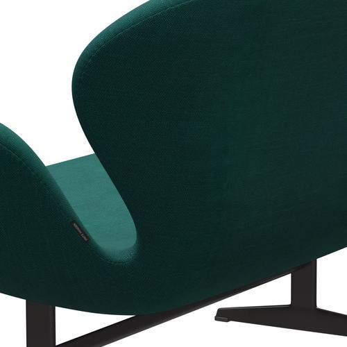 [product_category]-Fritz Hansen Swan Sofa 2 Seater, Warm Graphite/Sunniva Green-Fritz Hansen-3321-SV953-WGBASE-FRI-5