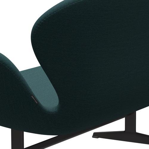 [product_category]-Fritz Hansen Swan Sofa 2 Seater, Warm Graphite/Sunniva Green/Grey-Fritz Hansen-3321-SV863-WGBASE-FRI-5