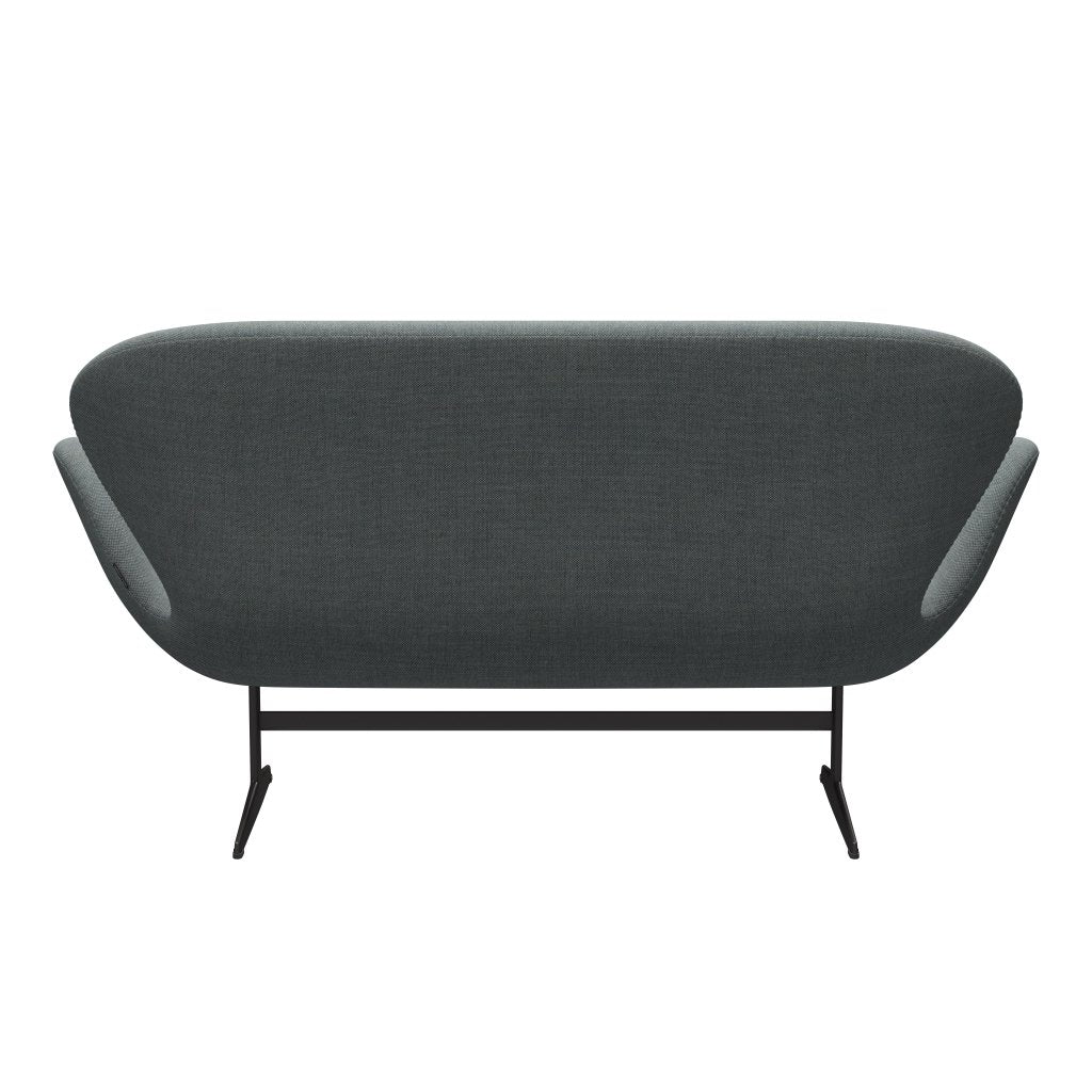 [product_category]-Fritz Hansen Swan Sofa 2 Seater, Warm Graphite/Sunniva Grey/Pale Green-Fritz Hansen-3321-SV152-WGBASE-FRI-4