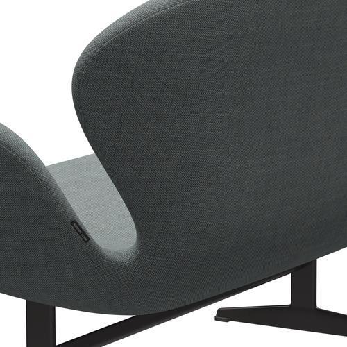 [product_category]-Fritz Hansen Swan Sofa 2 Seater, Warm Graphite/Sunniva Grey/Pale Green-Fritz Hansen-3321-SV152-WGBASE-FRI-5