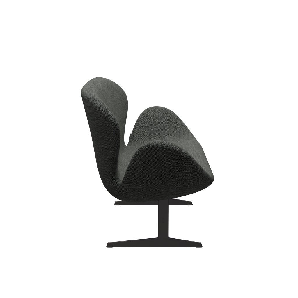 [product_category]-Fritz Hansen Swan Sofa 2 Seater, Warm Graphite/Sunniva Light Grey/Dark Grey-Fritz Hansen-3321-SV173-WGBASE-FRI-3