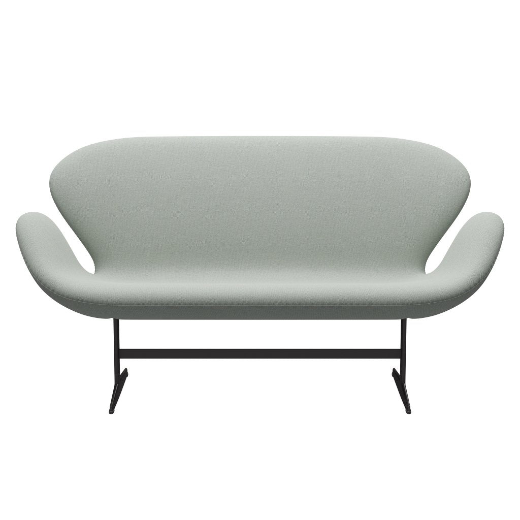 [product_category]-Fritz Hansen Swan Sofa 2 Seater, Warm Graphite/Sunniva Mint Green-Fritz Hansen-3321-SV132-WGBASE-FRI-1