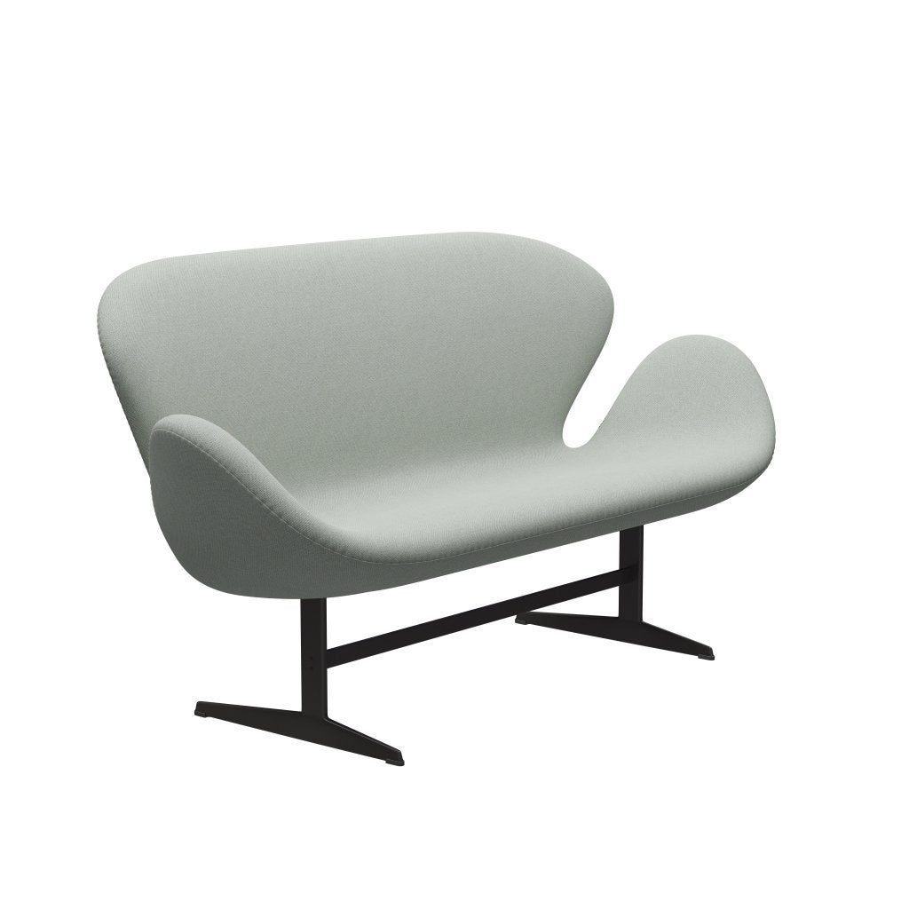 [product_category]-Fritz Hansen Swan Sofa 2 Seater, Warm Graphite/Sunniva Mint Green-Fritz Hansen-3321-SV132-WGBASE-FRI-2
