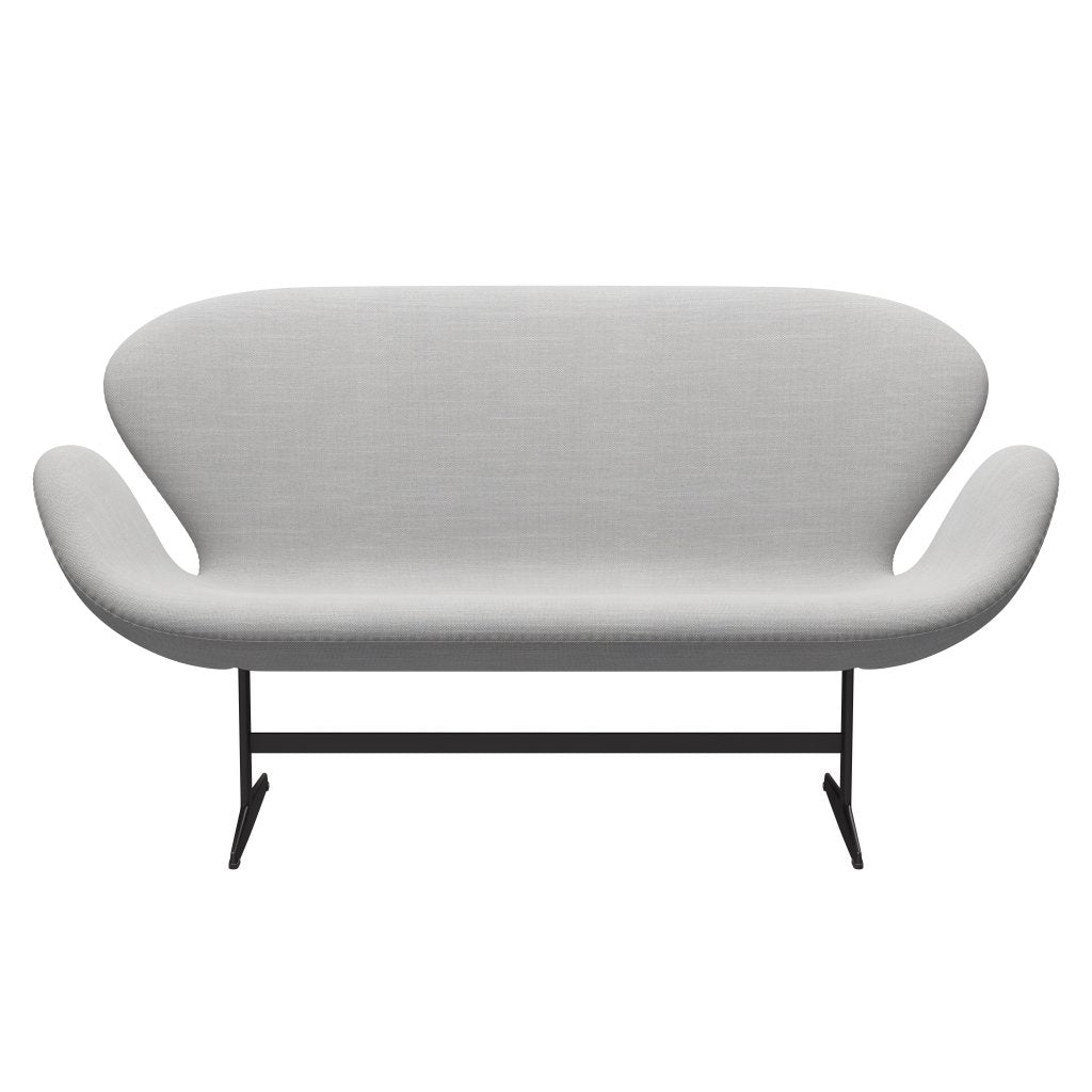 [product_category]-Fritz Hansen Swan Sofa 2 Seater, Warm Graphite/Sunniva Natural/Light Grey-Fritz Hansen-3321-SV713-WGBASE-FRI-1