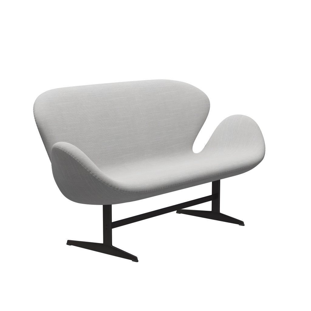 [product_category]-Fritz Hansen Swan Sofa 2 Seater, Warm Graphite/Sunniva Natural/Light Grey-Fritz Hansen-3321-SV713-WGBASE-FRI-2