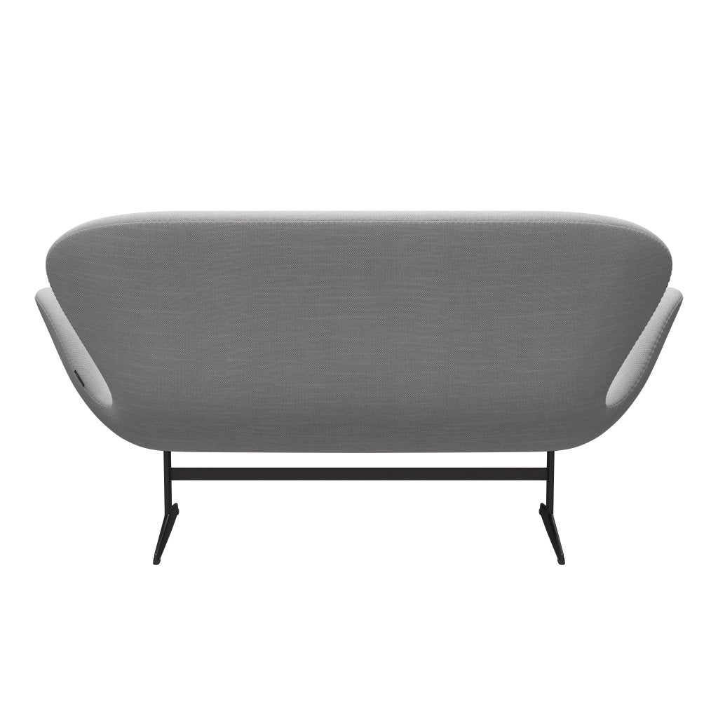 [product_category]-Fritz Hansen Swan Sofa 2 Seater, Warm Graphite/Sunniva Natural/Light Grey-Fritz Hansen-3321-SV713-WGBASE-FRI-4