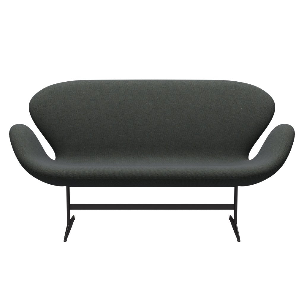 [product_category]-Fritz Hansen Swan Sofa 2 Seater, Warm Graphite/Sunniva Navy/Olive-Fritz Hansen-3321-SV773-WGBASE-FRI-1