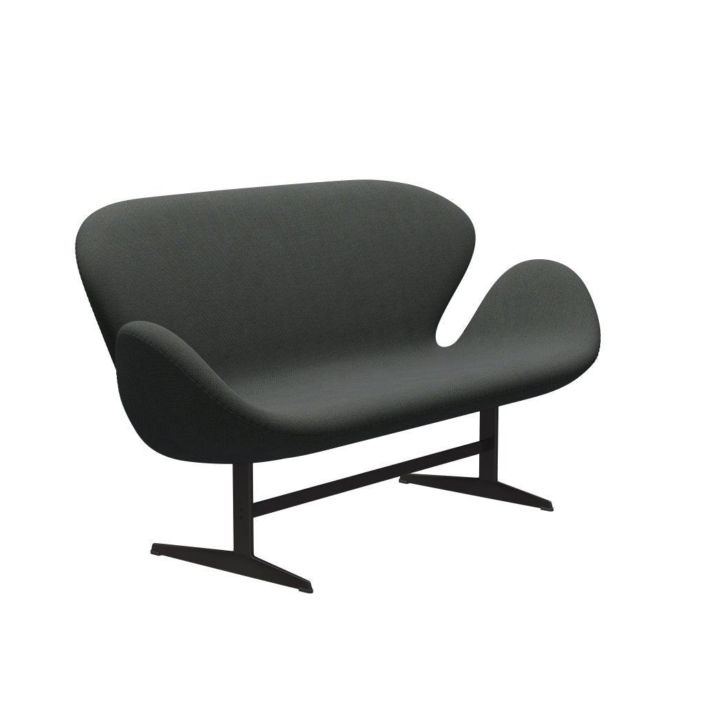 [product_category]-Fritz Hansen Swan Sofa 2 Seater, Warm Graphite/Sunniva Navy/Olive-Fritz Hansen-3321-SV773-WGBASE-FRI-2