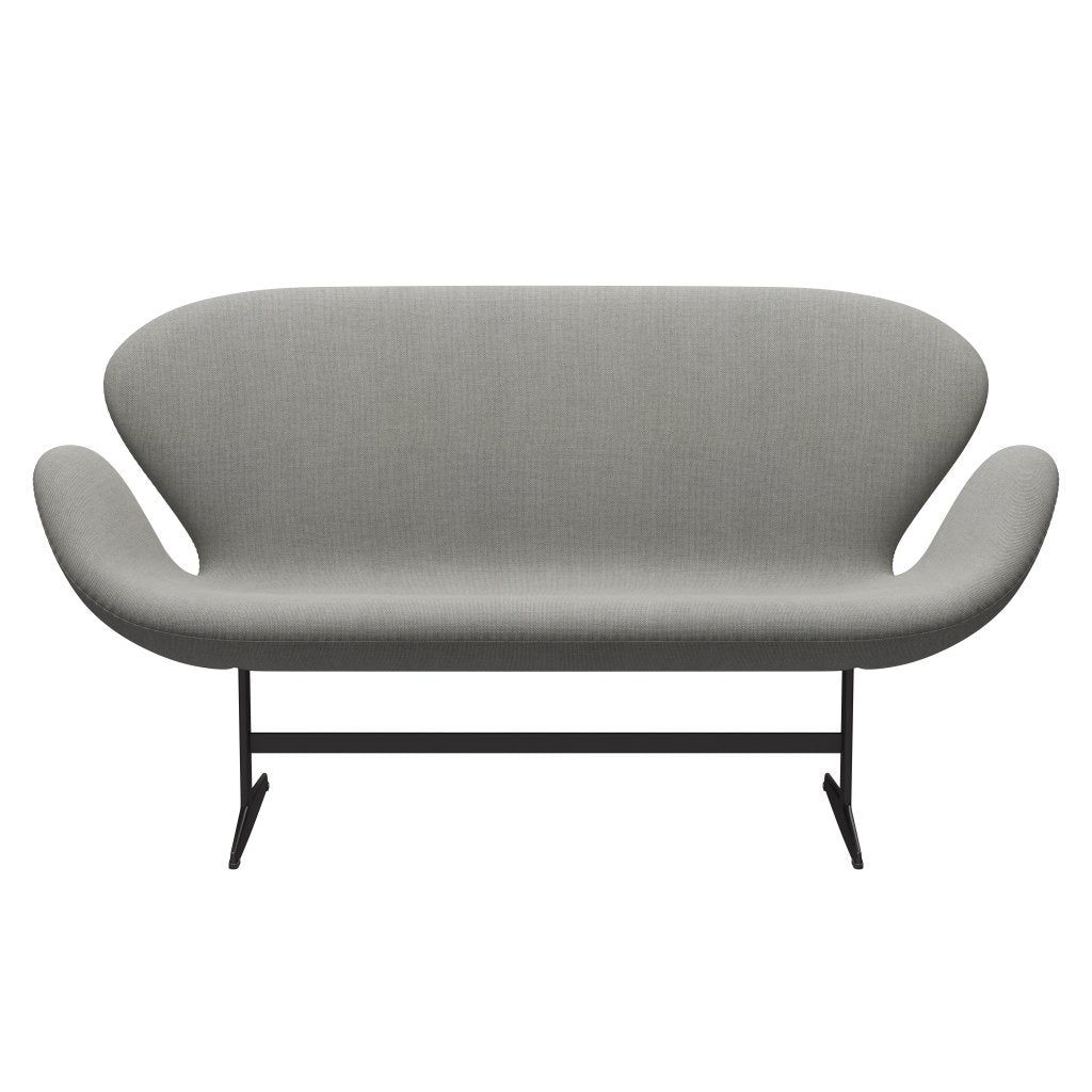 [product_category]-Fritz Hansen Swan Sofa 2 Seater, Warm Graphite/Sunniva Sand/Light Grey-Fritz Hansen-3321-SV153-WGBASE-FRI-1