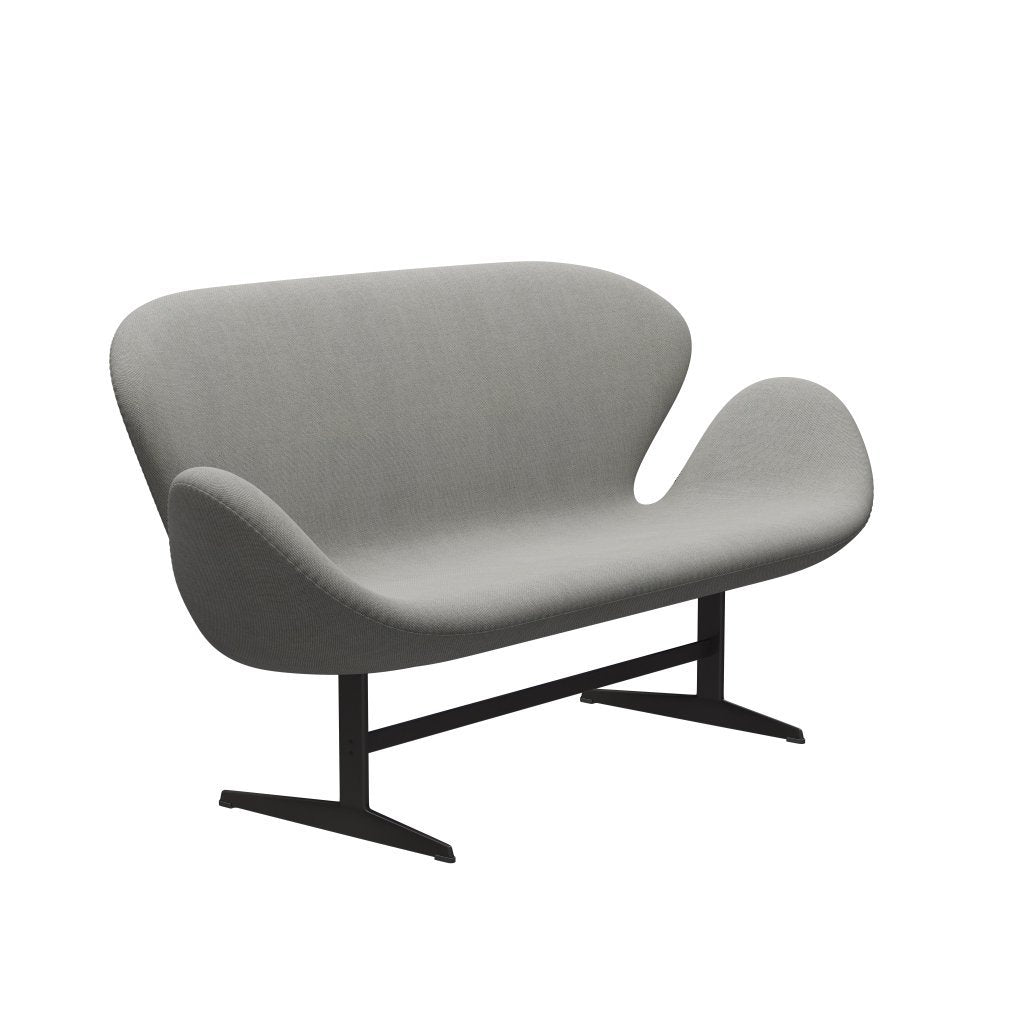 [product_category]-Fritz Hansen Swan Sofa 2 Seater, Warm Graphite/Sunniva Sand/Light Grey-Fritz Hansen-3321-SV153-WGBASE-FRI-2