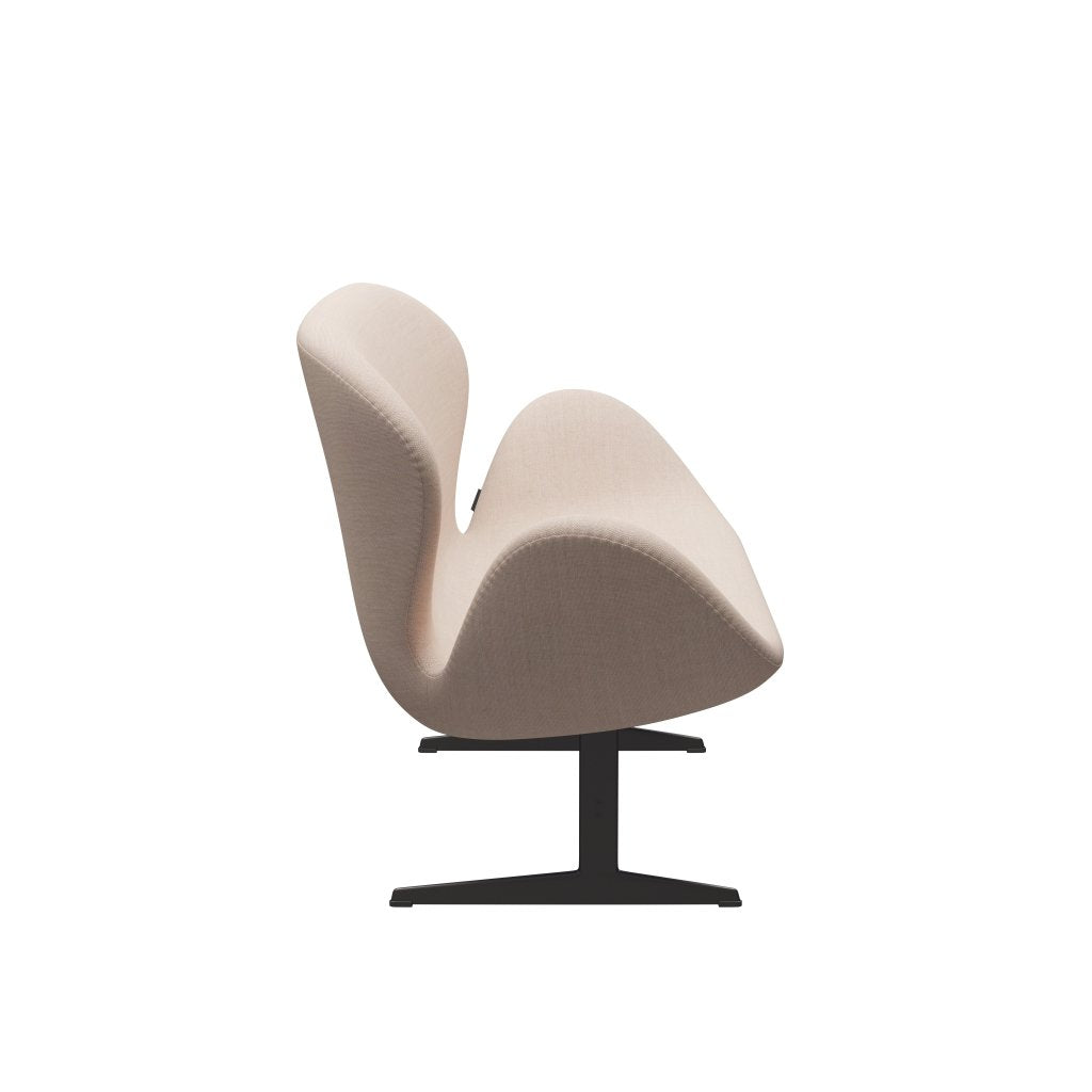 [product_category]-Fritz Hansen Swan Sofa 2 Seater, Warm Graphite/Sunniva Sand/Soft Pink-Fritz Hansen-3321-SV236-WGBASE-FRI-3