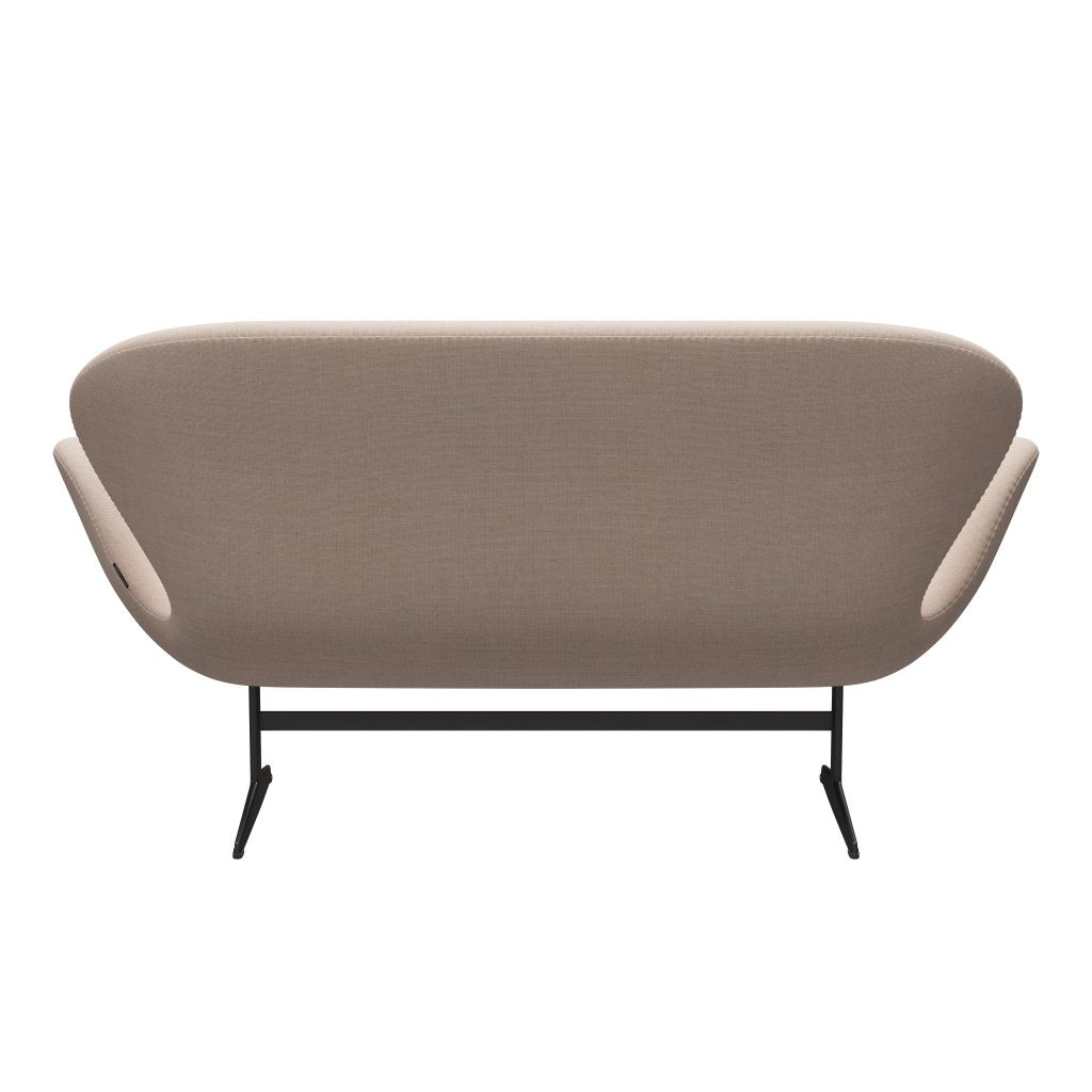 [product_category]-Fritz Hansen Swan Sofa 2 Seater, Warm Graphite/Sunniva Sand/Soft Pink-Fritz Hansen-3321-SV236-WGBASE-FRI-4